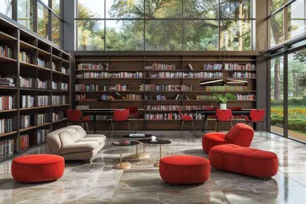 Мебель для библиотек и читальных залов: сочетание комфорта, функциональности и эстетики