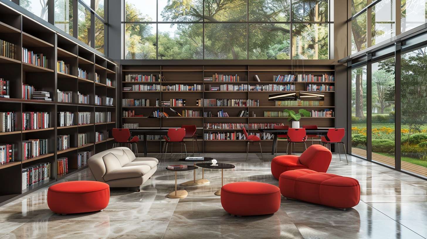Мебель для библиотек и читальных залов: сочетание комфорта, функциональности и эстетики